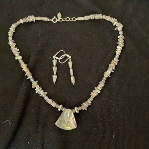 Necklace and Earrings